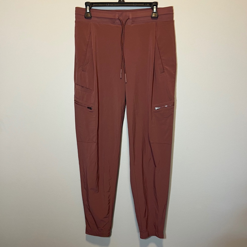 Athleta Venture Pant Women's 6T Tall Mauve Rosewood Cargo Hiking Travel Joggers